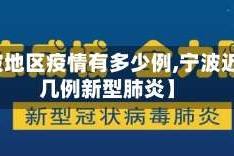 【宁波地区疫情有多少例,宁波近来有几例新型肺炎】