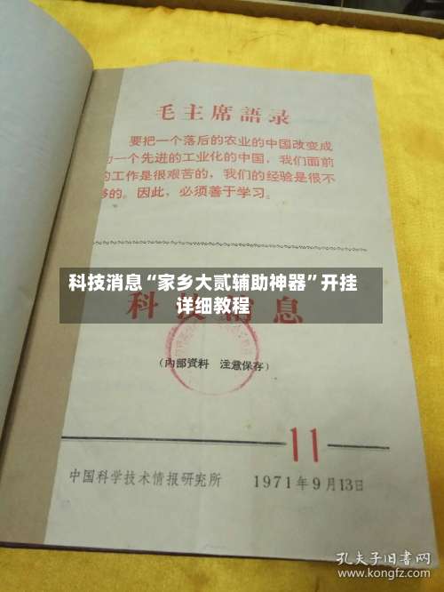 科技消息“家乡大贰辅助神器	”开挂详细教程-第2张图片