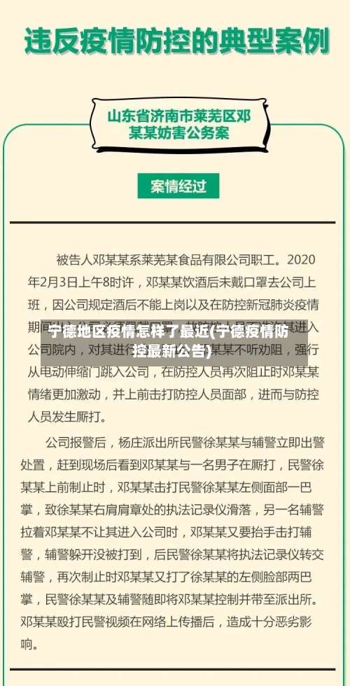 宁德地区疫情怎样了最近(宁德疫情防控最新公告)-第2张图片
