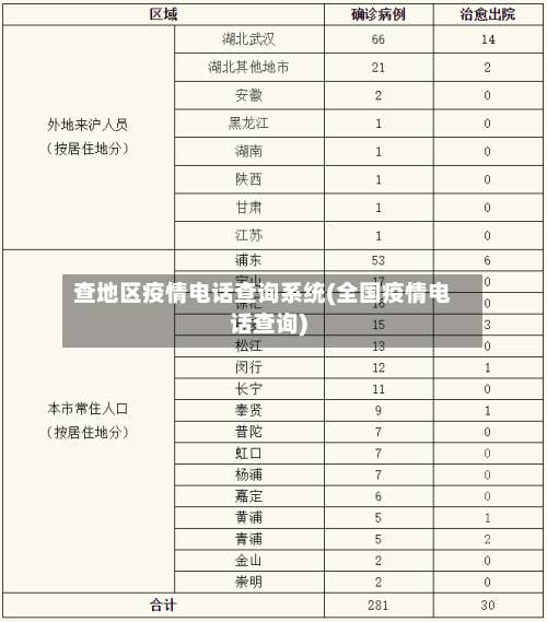 查地区疫情电话查询系统(全国疫情电话查询)-第3张图片